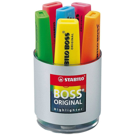 Zakreślacz STABILO BOSS 7006 mix*6 6szt.