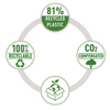 ZSZYWACZ RAPID ECO CZARNY 20 KARTEK