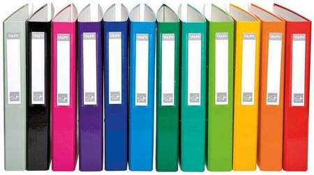 SEGREGATOR A4 TEKTURA VAUPE FCK 40MM 057/02 CZARNY