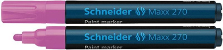 MARKER OLEJOWY SCHNEIDER MAXX 270 RÓŻOWY OKRĄGŁA 1-3MM