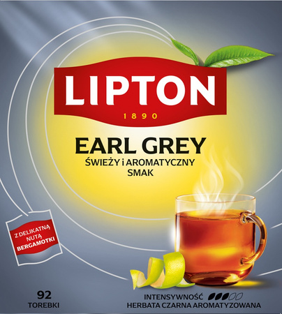 HERBATA LIPTON EARL GREY 92 TOREBKI