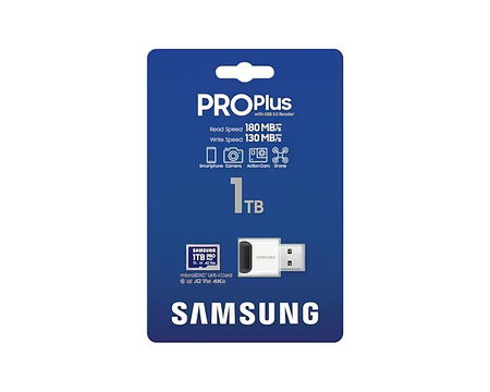 SAMSUNG KARTA PAMIĘCI MB-MD1T0SB/WW 1TB PRO PLUS MSD + CZYTNIK