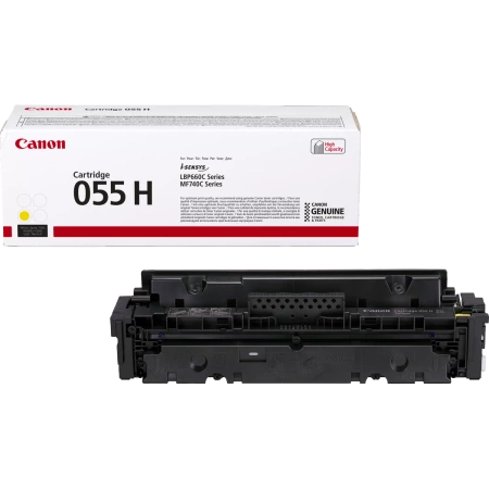 CANON ORYGINALNY TONER 055YH, YELLOW, 5900S, 3017C002, HIGH CAPACITY, CANON MF742CDW, MF744CDW, MF746CX, LBP663CDW, LBP664CX, O