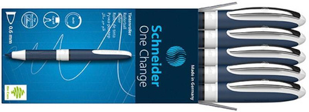 PIÓRO KULKOWE SCHNEIDER ONE CHANGE CZARNE 0.6MM