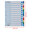 PRZEKŁADKI A4 ESSELTE 15262 MIX PP 12SZT