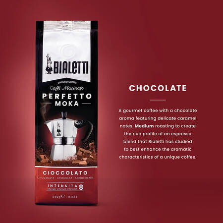 KAWA MIELONA BIALETTI PERFETTO MOKA CIOCCOLATO 250G