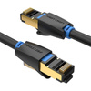 KABEL SIECIOWY CAT8 SSTP VENTION IKABG RJ45 ETHERNET 40GBPS 1,5M CZARNY
