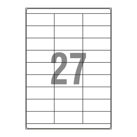 ETYKIETY SAMOPRZYLEPNE 70X30MM EMERSON 008 QCT BIAŁE 25ARK*27SZT