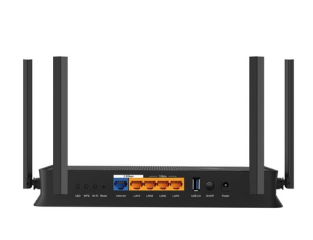 TP-LINK ROUTER BE3600 DUALBAND WI-FI 7                           SPEED: 688 MBPS AT 2.4 GHZ + 2882 MBPS AT 5 GHZ                               SPEC: 4