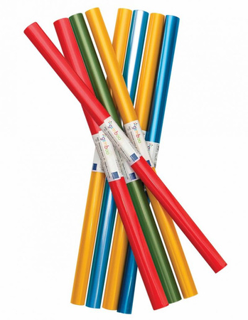 OKŁADKA NA KSIĄŻKI 40X180CM GIMBOO W ROLCE MIX KOLORÓW