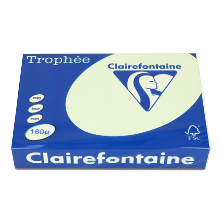 PAPIER KSERO KOLOR A4 TROPHEE JASNY ZIELONY 160G 250 ARK