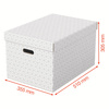 PUDŁO ARCHIWIZACYJNE 355X305X510MM ESSELTE 628286 BIAŁY 3SZT