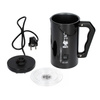 BIALETTI MILK FROTHER MKF02 NERO - ELEKTRYCZNY SPIENIACZ DO MLEKA CZARNY