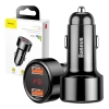 Ładowarka samochodowa BASEUS Magic 45W 2x USB QC 3.0 (czarna)