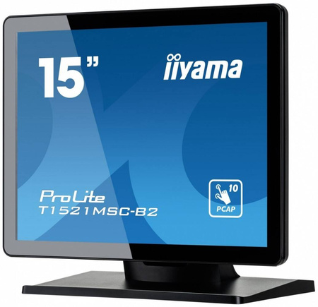 IIYAMA MONITOR 15 CALI T1521MSC-B2 POJEMN.10PKT.TN,7H,IP65(FRONT),VGA,HDMI,2X2W,4:3,VESA