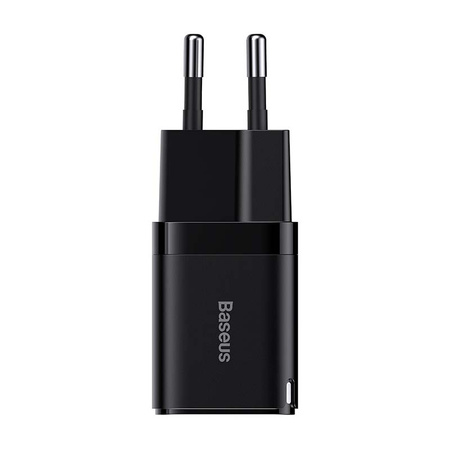ŁADOWARKA SIECIOWA BASEUS GAN3 USB-C 30W (CZARNA)