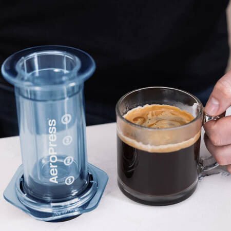 AEROPRESS CLEAR BLUE - ZAPARZACZ DO KAWY NIEBIESKI