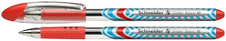 DŁUGOPIS SCHNEIDER SLIDER BASIC CZERWONY M
