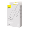 HUB 4W1 BASEUS LITE SERIES USB-C DO 4X USB 3.0 + USB-C, 25CM (BIAŁY)