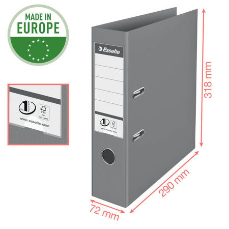 SEGREGATOR A4 ESSELTE COLOUR'BREEZE 75MM 626504 NIEBIESKI