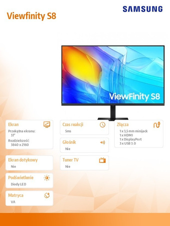 SAMSUNG MONITOR 37 CALI LS37D800EAUXEN