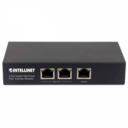 INTELLINET REGENERATOR EXTENDER POE+ 2-PORTOWY GIGABIT 802.3AT/AF
