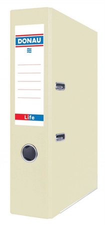 SEGREGATOR A4 DONAU LIFE 75MM ŻÓŁTY PASTEL
