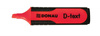 ZAKREŚLACZ DONAU D-TEXT CZERWONY 1-5MM