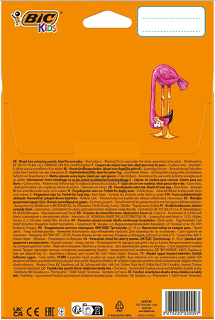 KREDKI OŁÓWKOWE BIC KIDS TROPICOLORS 9375173 MIX*18