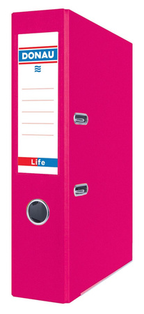 SEGREGATOR A4 DONAU LIFE 75MM RÓŻOWY NEON