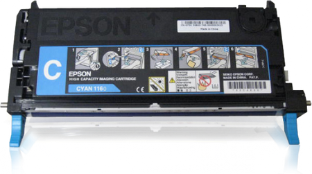 TONER ORYGINALNY EPSON S051160 C13S051160 CYAN 6000 STRON