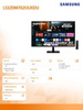 SAMSUNG MONITOR 32 CALE SMART M70D VA 3840X2160 UHD 16:9 2XHDMI 3XUSB 2.0 1XUSB-C (65W) 4MS 60HZ WIFI/BT GŁOŚNIKI PŁASKI 2YD2D