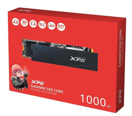 ADATA DYSK SSD XPG GAMMIX S50 CORE 1TB PCIE 4X4 3.5/2.2 M2