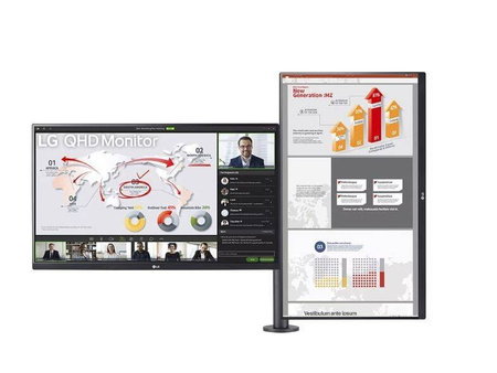 LG ELECTRONICS MONITOR 27QP88DP-BS 27 CALI QHD ERGO DUAL