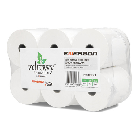 ROLKA TERMICZNA 80MM X60M EMERSON ZDROWY PARAGON 6SZT FENOL FREE