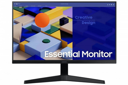 SAMSUNG MONITOR 24 CALE LS24C310EAUXEN IPS 1920X1080 FHD 16:9 1XD-SUB 1XHDMI 5 MS (GTG) PŁASKI 2 LATA D2D
