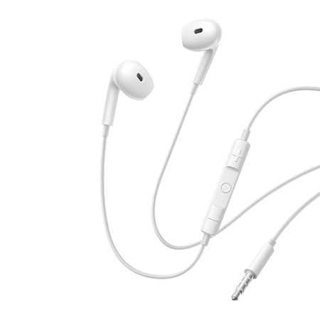 Przewodowe słuchawki douszne Baseus Encok HZ19 Białe