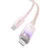 KABEL SZYBKO ŁADUJĄCY BASEUS USB-C DO LIGHTNING EXPLORER SERIES 1M, 20W (RÓŻOWY)