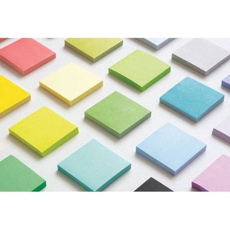 KARTECZKI SAMOPRZYLEPNE ENERGETIC, 76X76MM 3M POST-IT® ENERGETIC 6X100 KART