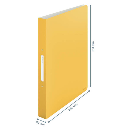 SEGREGATOR A4 LEITZ COSY 25 MM 42380019 CIEPŁY ŻÓŁTY 2 RINGI