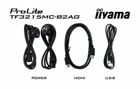 IIYAMA MONITOR 32 CALE TF3215MC-B2AG POJ.30PKT.VA.24/7.IP65, 500CD,VGA,HDMI, DP