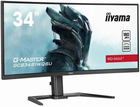 IIYAMA MONITOR 34 CALE GCB3481WQSU-B1 VA, UWQHD, 180HZ, 0.3MS, 500CD