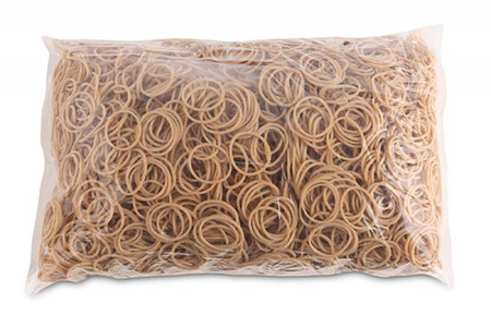 GUMKI RECEPTURKI OFFICE PRODUCTS 25MM 1,5X1,5MM 60% NATURALNE 1KG