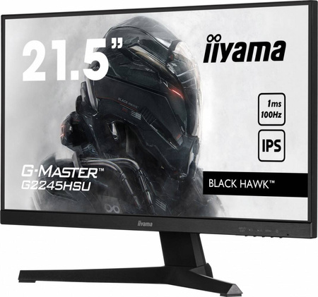 IIYAMA MONITOR 22 CALE G2245HSU-B1 IPS,FHD,100HZ,1MS,2XUSB,HDMI,DP,2X2W, FREESYNC