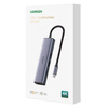 Adapter Hub UGREEN Revodok CM512, USB-C do 2x USB 3.0, HDMI, RJ45, SD/TF