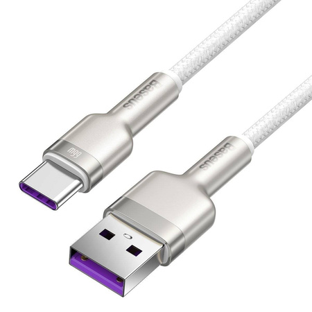 KABEL USB DO USB-C BASEUS CAFULE, 66W, 1M (BIAŁY)