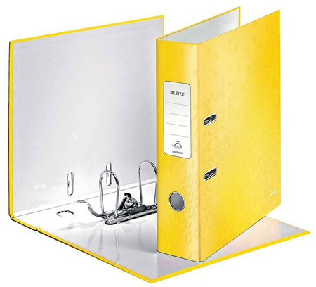 Segregator A4 laminowany LEITZ WOW 80mm 10050016 żółty