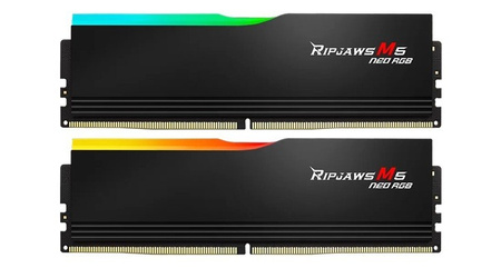 G.SKILL PAMIĘĆ PC DDR5 96GB (2X48GB) RIPJAWS M5 NEO RGB AMD 6000MHZ CL30