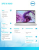 DELL NOTEBOOK XPS 16 9640 WIN11PRO ULTRA 9 185H/32GB/1TB SSD/16.3 OLED UHD+ TOUCH/GEFORCE RTX 4070/WLAN + BT/BACKLIT KB/6 CELL/3Y BASIC