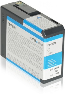 TUSZ ORYGINALNY EPSON T5802 C13T580200 CYAN 80 ML